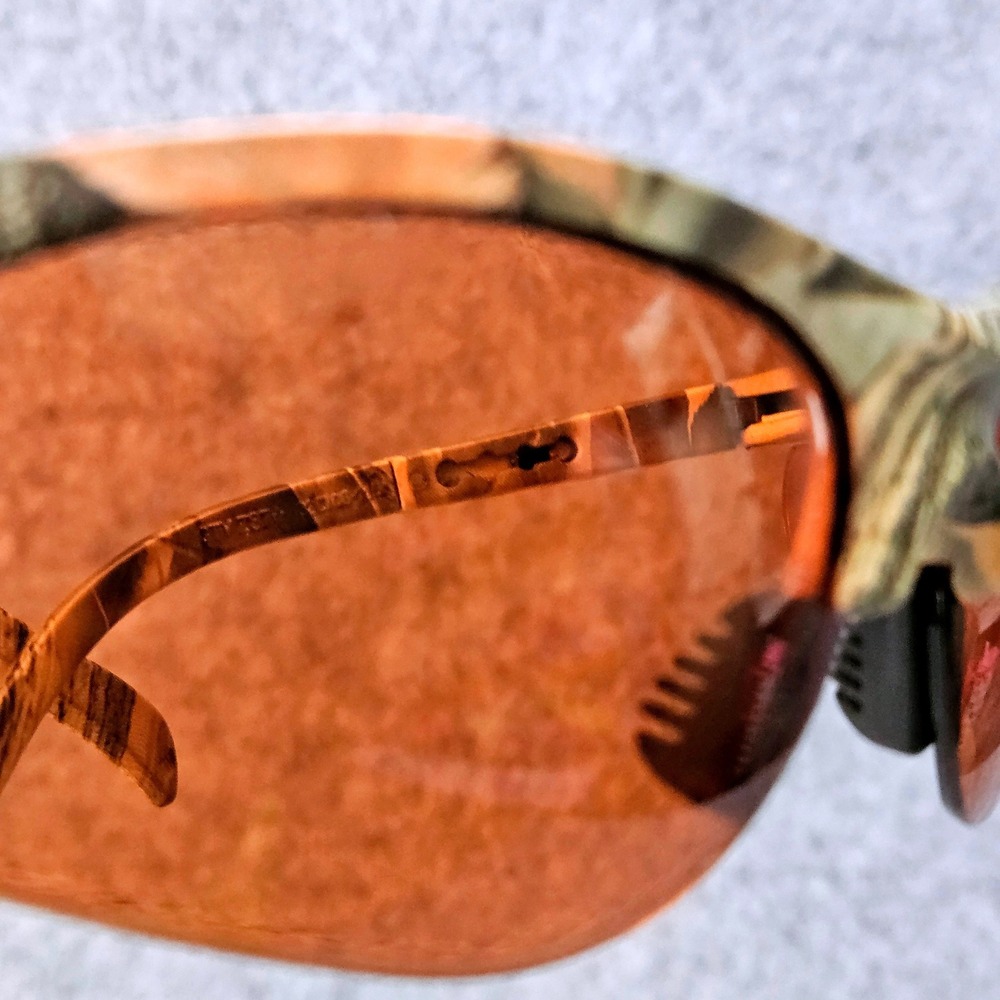 Vintage Camo Wrap Sunglasses Amber Lens GTV Z87+ Sport Tactical Hunting Mens - Picture 5 of 7